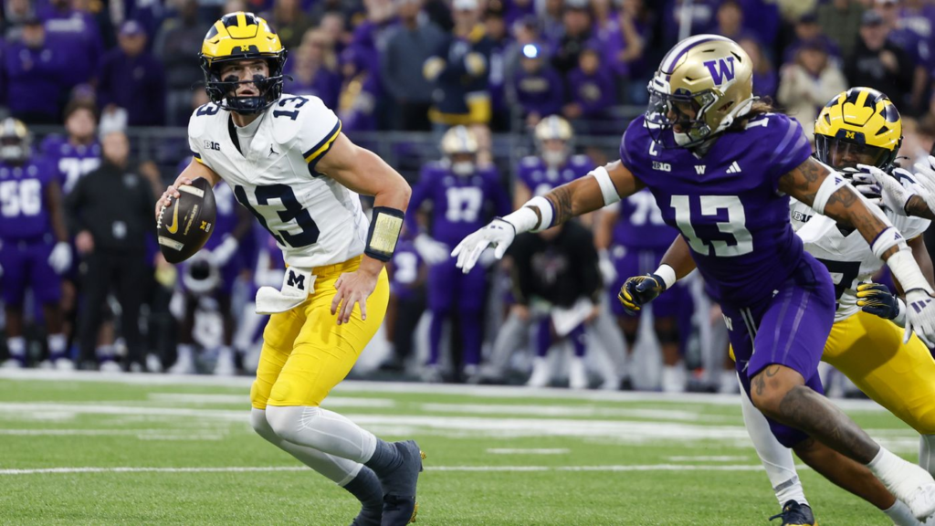 Michigan Wolverines Football vs Washington Huskies Football Match 