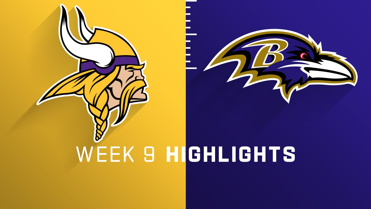 baltimore ravens vs minnesota vikings match player stats​
