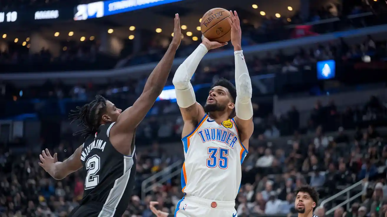 OKC Thunder vs San Antonio Spurs Match Player Stats