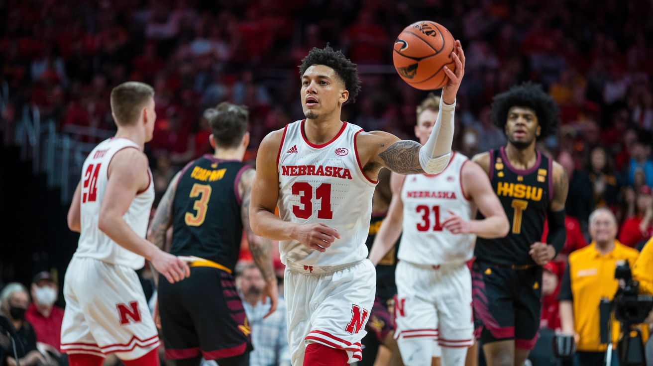 Nebraska Cornhuskers Men’s Basketball vs ASU Basketball Match Player Stats