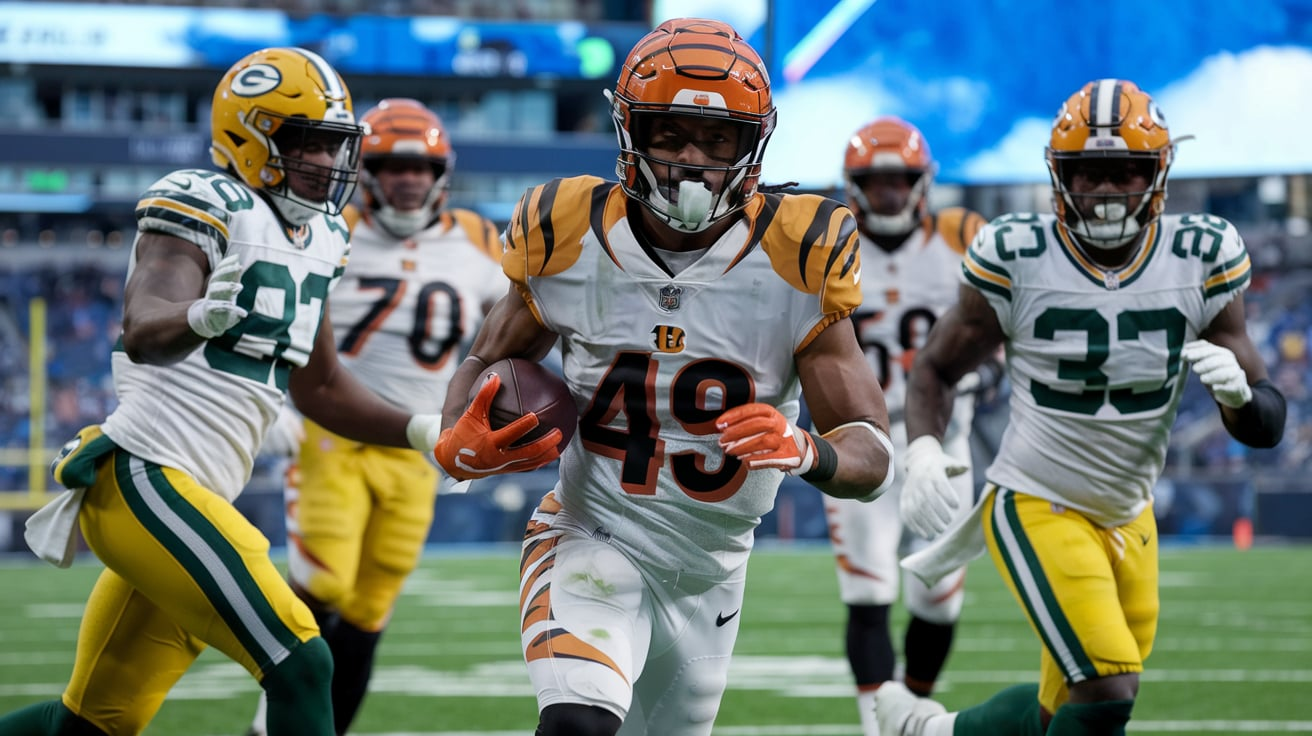 Bengals vs Green Bay Packers Match Player Stats