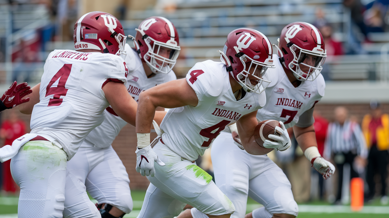 western illinois football vs indiana hoosiers football match player stats