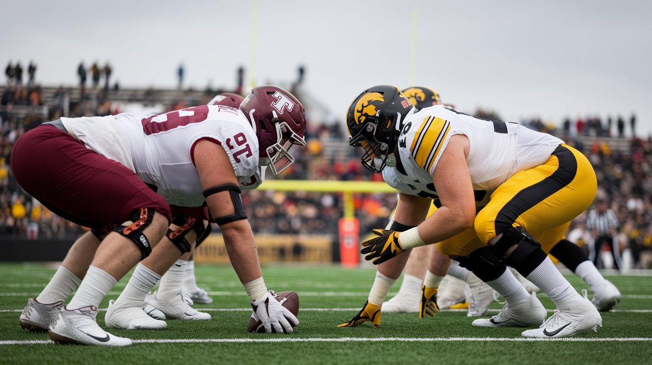 Troy Trojans Football vs Iowa Hawkeyes Football Match Player Stats