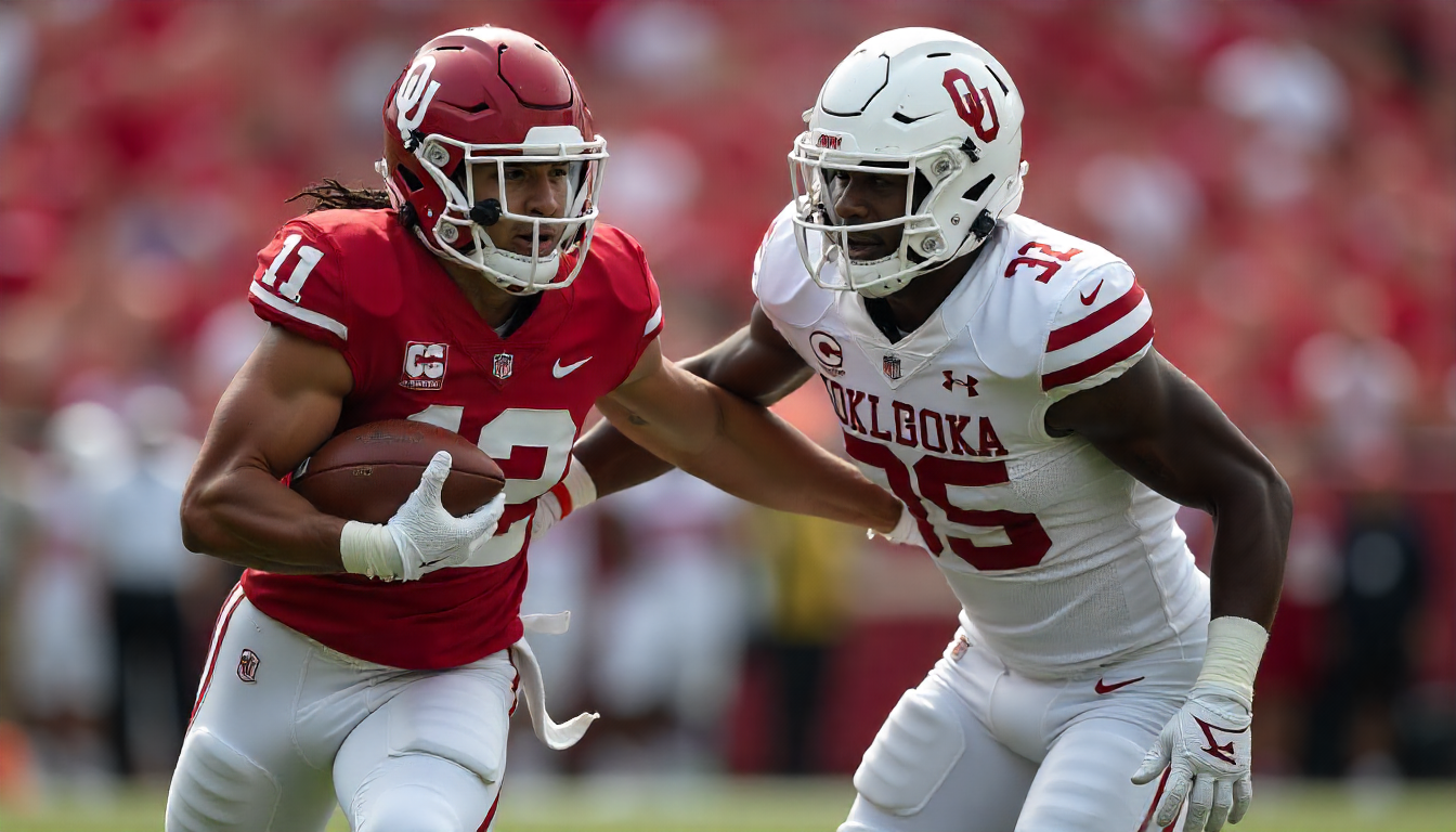 Houston Cougars Football vs Oklahoma Sooners Football Match Player Stats
