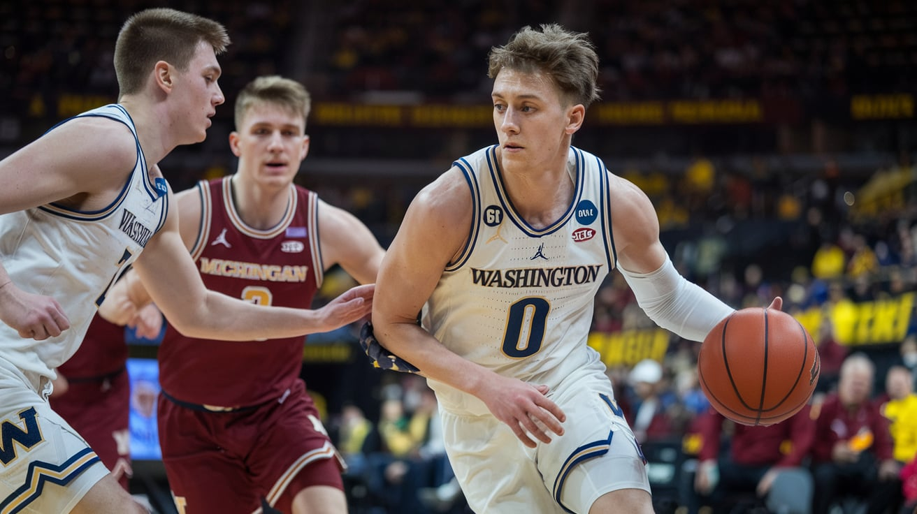 Washington Basketball vs Michigan Wolverines Men's Basketball Match Player Stats: Full Game Story