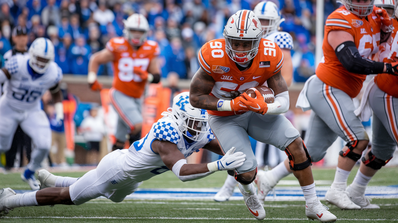 Ohio Bobcats Football vs Kentucky Wildcats Football Match Player Stats